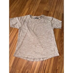REI Co-op Women's Medium Beige Short Sleeve Athletic T-Shirt Top